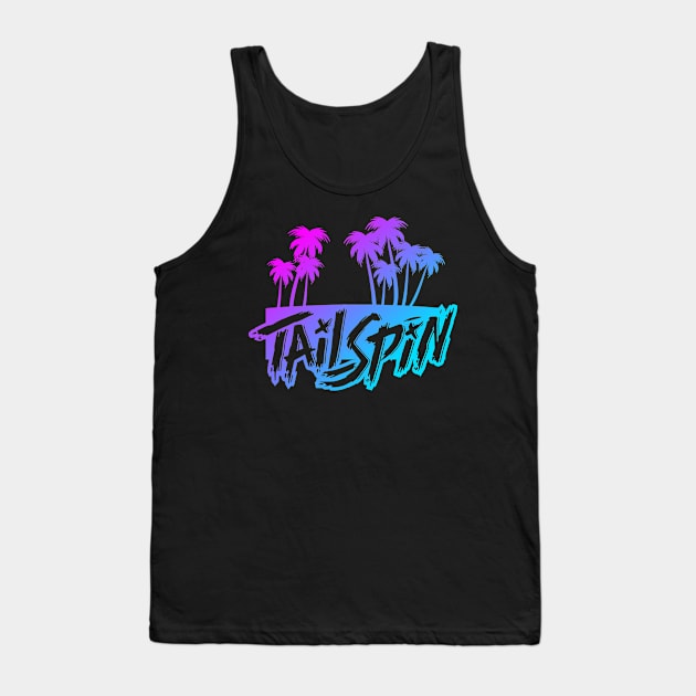 Tailspin Band Palm Tree Graphic Tank Top by Tailspin Band